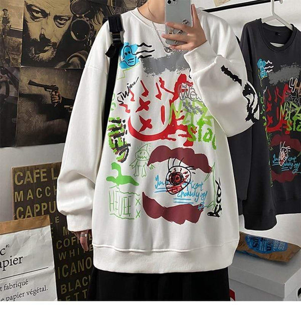 Planet Gates Hoodie Sweatshirt Mens Hip Hop Pullover Hoodies Streetwear Casual Fashion Clothes Colorblock Hoodie Cotton