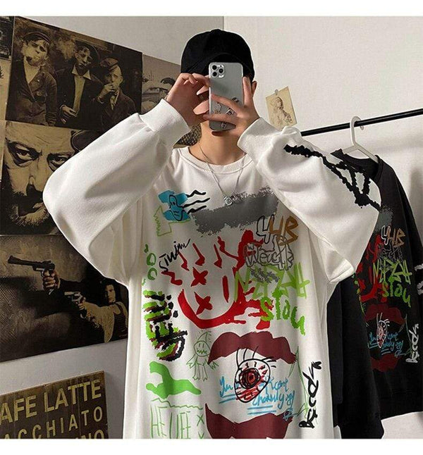 Planet Gates Hoodie Sweatshirt Mens Hip Hop Pullover Hoodies Streetwear Casual Fashion Clothes Colorblock Hoodie Cotton
