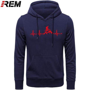 Planet Gates Hoodies Mountain Bike Heartbeat Funny MTB Dirt Bike Plus Custom LONG Sleeve Men's Fashion Family Cotton Hoodies, Sweatshirts