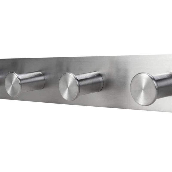 Planet Gates Hook Rack Hook Rail Coat Rack Bag Headphone Key Hanger with 6 Hooks Home Storage Organization Kitchen Bedroom Bathroom