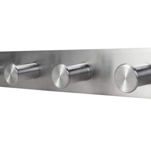 Planet Gates Hook Rack Hook Rail Coat Rack Bag Headphone Key Hanger with 6 Hooks Home Storage Organization Kitchen Bedroom Bathroom