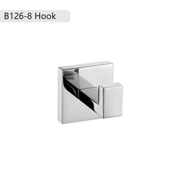 Planet Gates Hook Stainless Steel Bathroom Hardware Set Mirror Chrome Polished Towel Rack Toilet Paper Holder Towel Bar Hook Bathroom Accessories