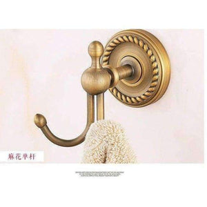 Planet Gates hooks Antique Carved Bathroom Hardware Sets Solid Brass European Bathroom Accessories Set Brushed Bathroom Products (shelf/towel Rack)