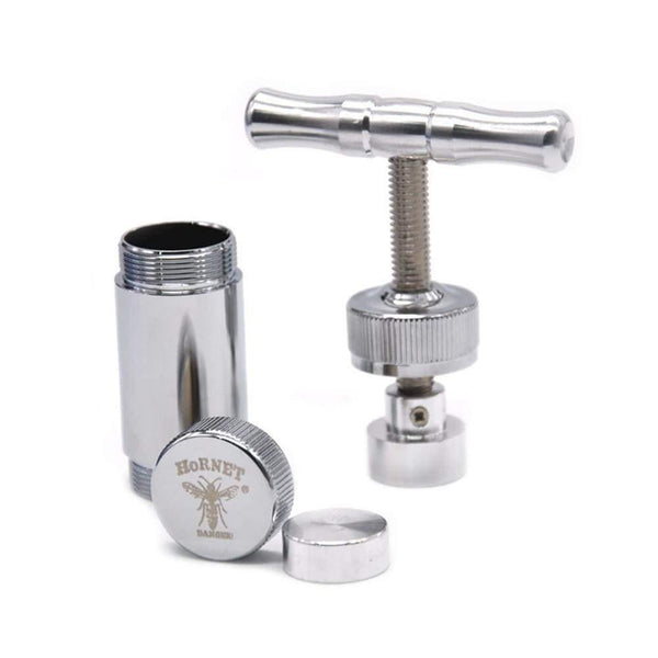 Hornet Metal Aluminum Presser Compressor Herb Grinder Tobacco Spice Crusher Smoking Accessories Dropshipping