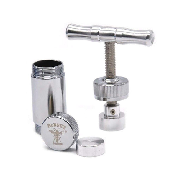 Hornet Metal Aluminum Presser Compressor Herb Grinder Tobacco Spice Crusher Smoking Accessories Dropshipping