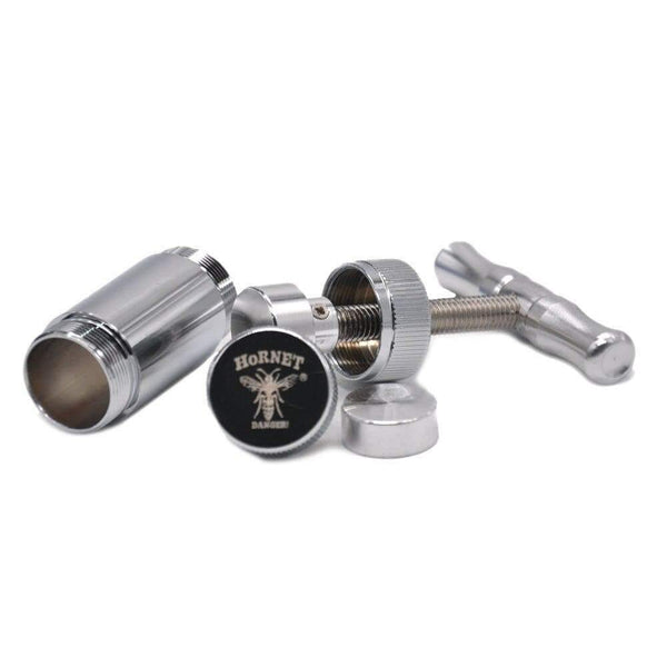 Hornet Metal Aluminum Presser Compressor Herb Grinder Tobacco Spice Crusher Smoking Accessories Dropshipping
