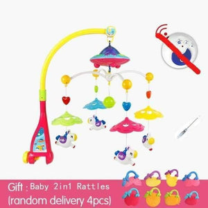Planet Gates horse Hanger   Baby bed bell toy rotating music hanging baby rattle bracket baby crib mobile holder
