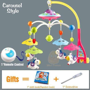 Planet Gates Horse With Remote / China Baby Toys 0-12 Months Crib Mobile Musical Bed Bell With Animal Rattles Projection Cartoon Early Learning Kids Toy