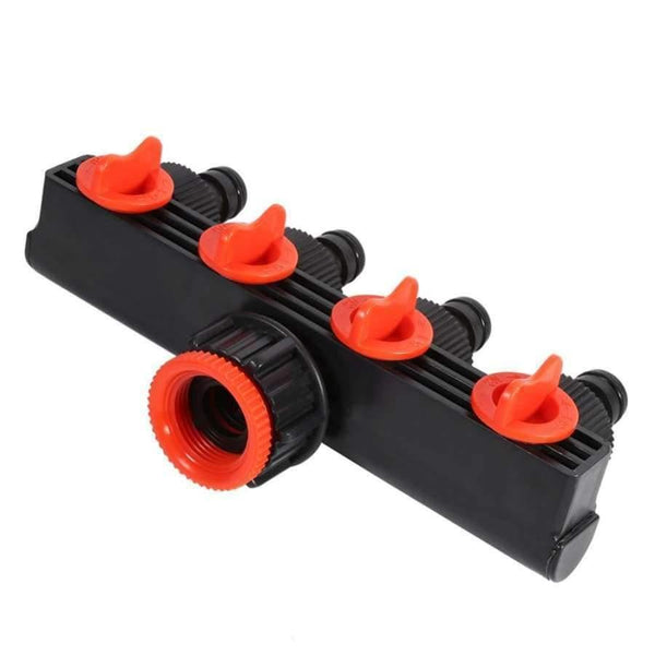 Planet Gates Hose Pipe Splitter Plastic Drip Irrigation Watering Connector Agricultural 4 Way Tap Connectors Garden Supplies