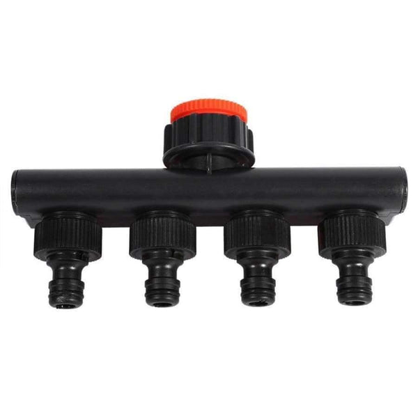 Planet Gates Hose Pipe Splitter Plastic Drip Irrigation Watering Connector Agricultural 4 Way Tap Connectors Garden Supplies