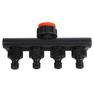 Planet Gates Hose Pipe Splitter Plastic Drip Irrigation Watering Connector Agricultural 4 Way Tap Connectors Garden Supplies