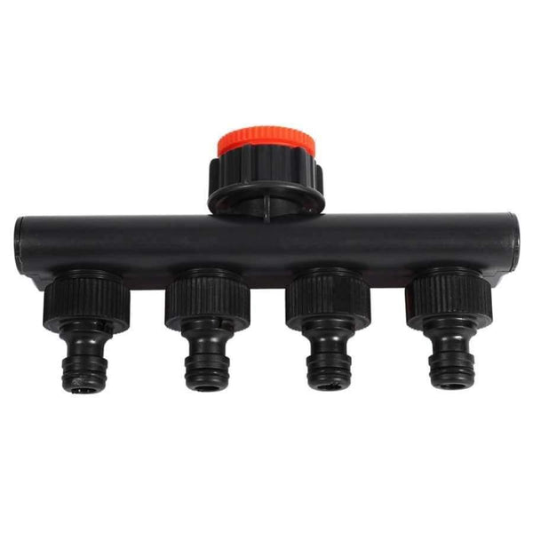 Planet Gates Hose Pipe Splitter Plastic Drip Irrigation Watering Connector Agricultural 4 Way Tap Connectors Garden Supplies