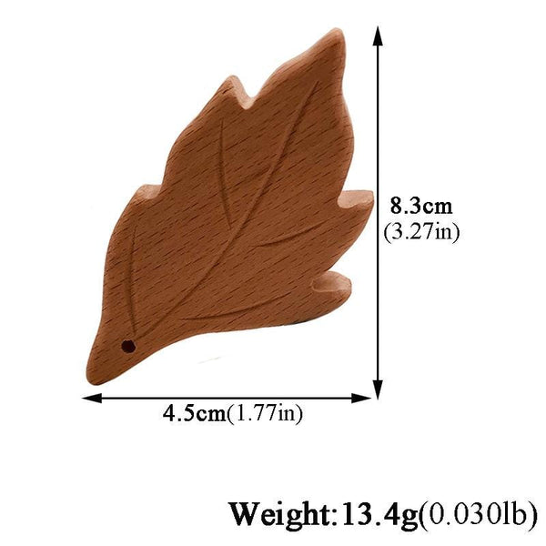 Planet Gates Hot Baby Teether Wooden Animal Pacifier Pendant Leaves Beech Squirrel Rodent Baby Gym Accessories Tooth Pendant Nursing Toy Gift