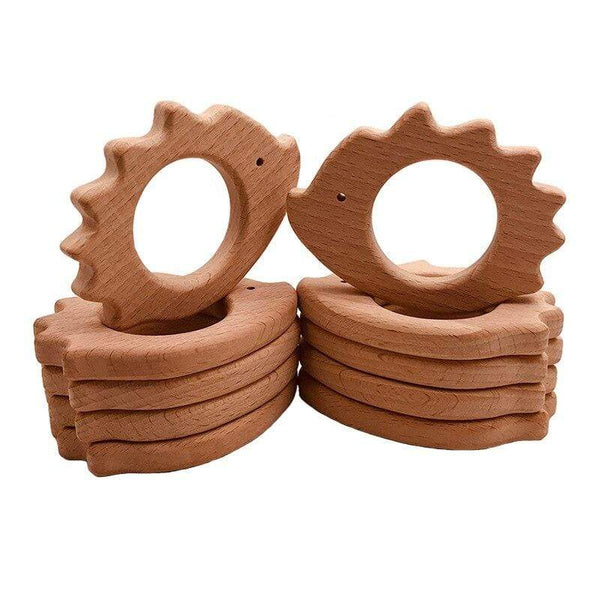 Planet Gates Hot Baby Teether Wooden Animal Pacifier Pendant Leaves Beech Squirrel Rodent Baby Gym Accessories Tooth Pendant Nursing Toy Gift