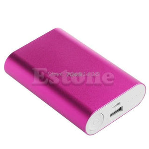 Planet Gates hot pink 5V 1.5A Aluminum Power Bank Case Kit 3X 18650 Battery Charger Case Box for Cell Phone Z17 Drop ship