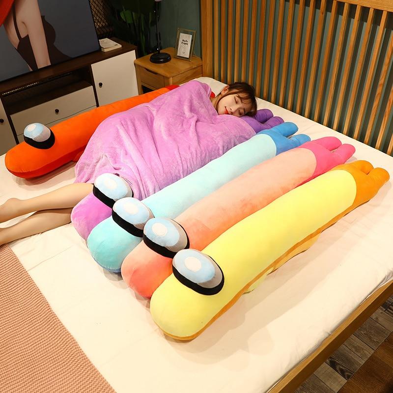 Planet Gates Hot Sale 90/130cm Among Long Pillow Us Cushion Sleepng Pillow Animal Doll Kawaii Figure With Blanket  Christmas Gift For Kids
