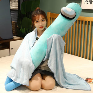 Planet Gates Hot Sale 90/130cm Among Long Pillow Us Cushion Sleepng Pillow Animal Doll Kawaii Figure With Blanket  Christmas Gift For Kids
