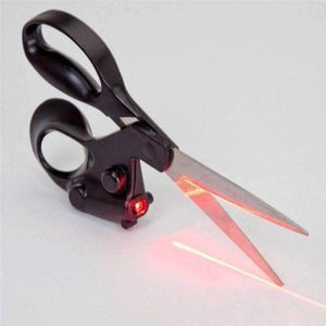 Planet Gates Hot Sale Laser Sewing Scissors Gadget with Cuts Straight Fast Laser Guided Sewing and Fabric Crafts Scissors Tailor's Scissors
