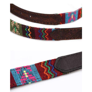 Planet Gates Hot Sale!New Fashion Ethnic Style Embroidery Embossed  Decorative Belt For Women's Jeans