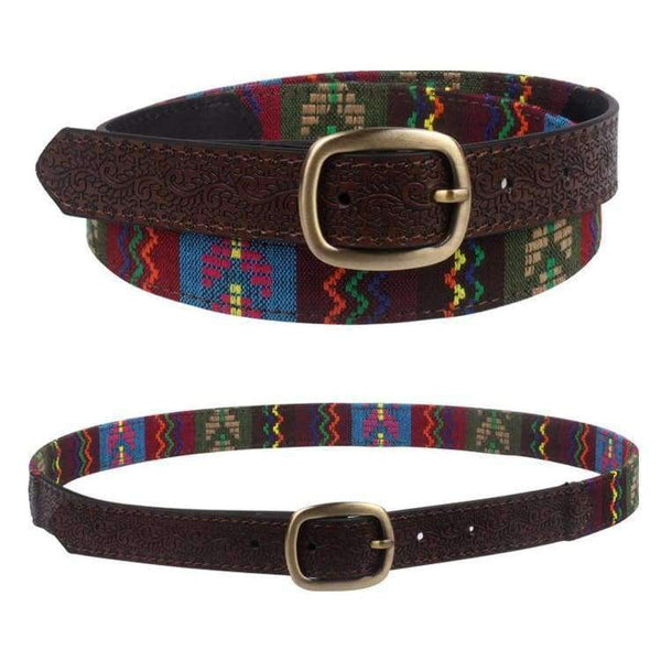 Planet Gates Hot Sale!New Fashion Ethnic Style Embroidery Embossed  Decorative Belt For Women's Jeans