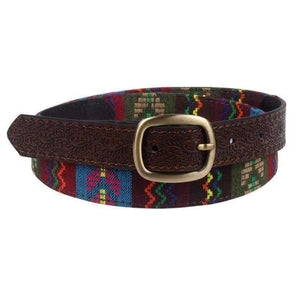 Planet Gates Hot Sale!New Fashion Ethnic Style Embroidery Embossed  Decorative Belt For Women's Jeans