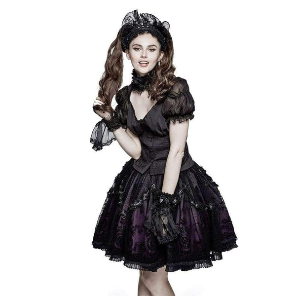 Planet Gates Hot Sale Punk Gothic Gloves For Women Fitness Fingerless Gloves Mittens Sexy Costumes Lolita Gloves Clothing Accessories