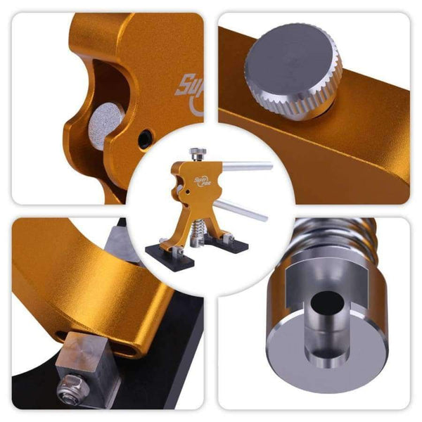 Planet Gates Hot Sale Super PDR Tools Kit Gold Dent Lifter Herramientas Paintless Dent Repair Tools Auto Car dent Puller Tool Suction Cups