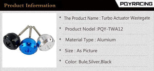 Planet Gates Hotsales New Auto 2.00" Billet Aluminum Turbo Actuator Wastegate For ford COLLINS -31 ACTUATOR Escort Rs Cosworth blow off valve