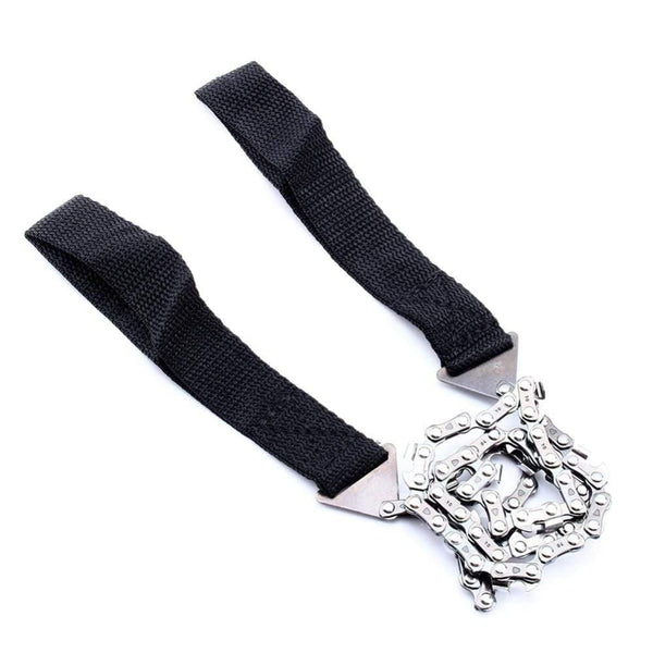 Planet Gates Household Gardening Hand Chainsaw with Nylon Bag Outdoor Survival Pocket Chain Saw Hand Chainsaw 65cm Camping Hiking
