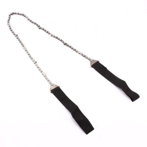 Planet Gates Household Gardening Hand Chainsaw with Nylon Bag Outdoor Survival Pocket Chain Saw Hand Chainsaw 65cm Camping Hiking