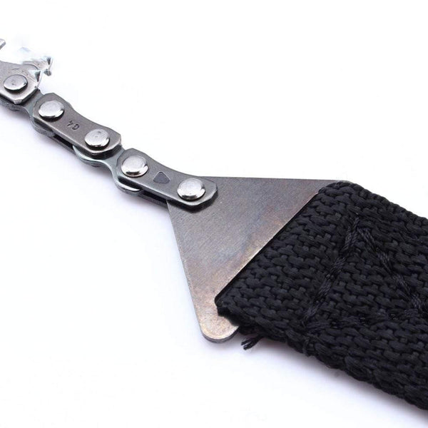 Planet Gates Household Gardening Hand Chainsaw with Nylon Bag Outdoor Survival Pocket Chain Saw Hand Chainsaw 65cm Camping Hiking