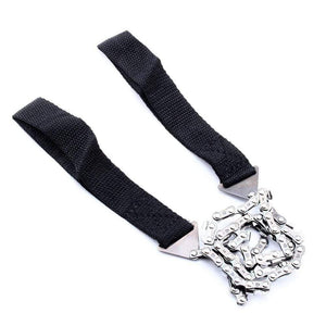 Planet Gates Household Gardening Hand Chainsaw with Nylon Bag Outdoor Survival Pocket Chain Saw Hand Chainsaw 65cm Camping Hiking