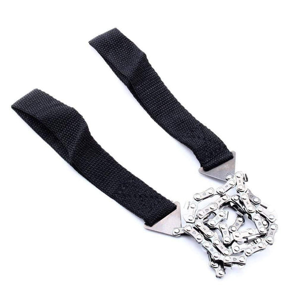 Planet Gates Household Gardening Hand Chainsaw with Nylon Bag Outdoor Survival Pocket Chain Saw Hand Chainsaw 65cm Camping Hiking