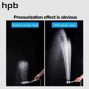 Planet Gates HPB Space Aluminum Round High Pressure HandHeld Shower Head Water Saving Bath Hand Shower Bathroom Accessories HP7118