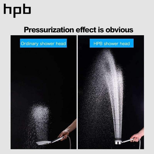 Planet Gates HPB Space Aluminum Round High Pressure HandHeld Shower Head Water Saving Bath Hand Shower Bathroom Accessories HP7118