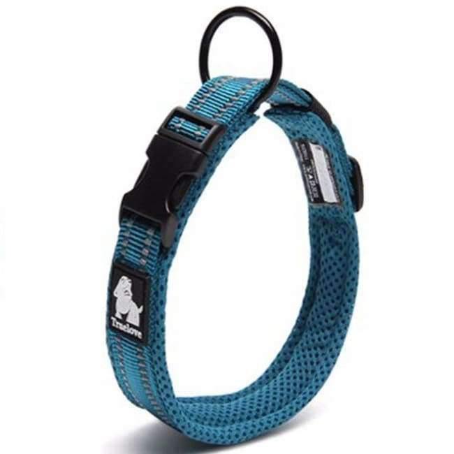 Planet Gates 3M Reflective Dog Collars Adjustable Pet Cat&Dog Collar Outdoor Trainning Soft Air Mesh Padded Brand Pet Product XXS-3XL