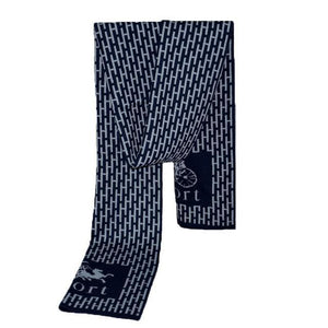 Planet Gates Hsportsblue / AS picture Men's Winter Cotton Scarf Luxury Brand Design Shawls Fashion Designer Thick Wraps Men business