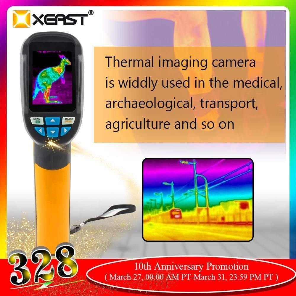 HT-02/XE-28 Handheld  Thermal Imaging Camera 60x60  Resolution 3600 Pixel Digital Display Thermal Imager