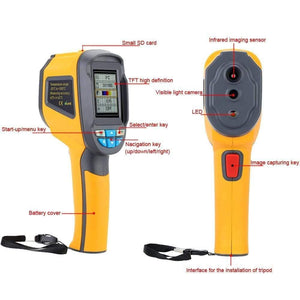 HT-02/XE-28 Handheld  Thermal Imaging Camera 60x60  Resolution 3600 Pixel Digital Display Thermal Imager