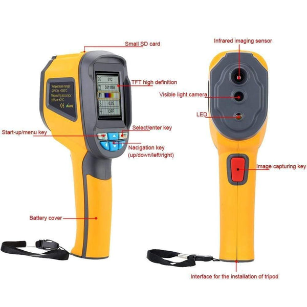 HT-02/XE-28 Handheld  Thermal Imaging Camera 60x60  Resolution 3600 Pixel Digital Display Thermal Imager