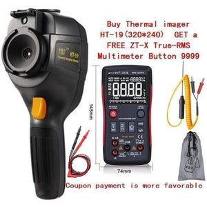 3.2Inch TFT Handheld Infrared Temperature Control Instrument Professional Infrared Thermal Imager Thermal Camera HT-19