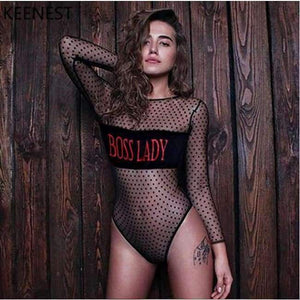 Planet Gates HT1760 / S Long Sleeves One Piece  Patchwork Swimsuit Sexy Thong Perspective Swimwear Women