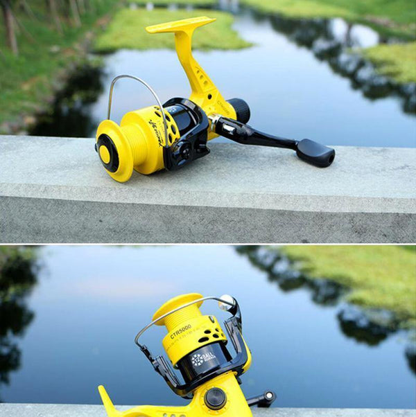 Planet Gates huang se / 12 / 2000 Series Fishing Reel 12BB Spinning wheel left/right interchangeable arm spinning reel pesca peche 2000-7000 series fishing reels CTR