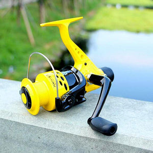 Planet Gates huang se / 12 / 2000 Series Fishing Reel 12BB Spinning wheel left/right interchangeable arm spinning reel pesca peche 2000-7000 series fishing reels CTR