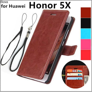 Planet Gates Huawei honor 5X card holder cover case for Huawei Honor 5X leather phone case ultra thin wallet flip cover