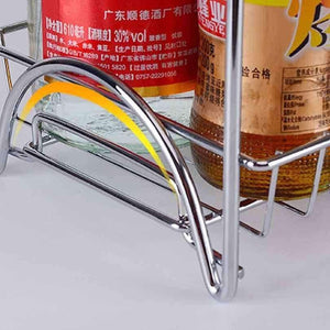 Planet Gates Huiyi Home Double Layers Spice Rack Metal Kitchen Organizer Seasoning Jar Storage Shelf For Spices Supplies Accessories EGN112