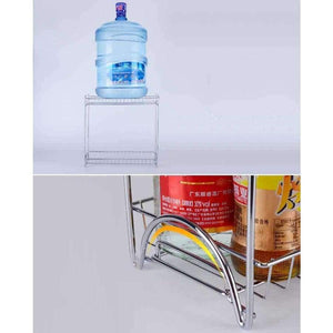 Planet Gates Huiyi Home Double Layers Spice Rack Metal Kitchen Organizer Seasoning Jar Storage Shelf For Spices Supplies Accessories EGN112