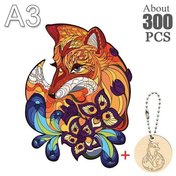 Planet Gates HULI-08-A3 3D Puzzle Board Game Montessori Educational Wooden Toys Puzzle Animal Jigsaw Puzzles Owl for Adult Kids Wooden Toy Gift