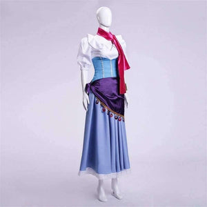 Planet Gates Hunchback of Notre Dame Esmeralda Dress Cosplay Costume Adult Halloween Costumes