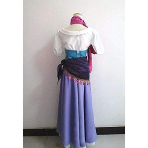 Planet Gates Hunchback of Notre Dame Esmeralda Dress Cosplay Costume Adult Halloween Costumes
